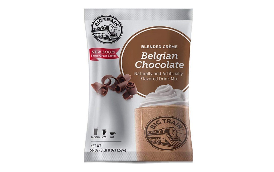 Big Train Blended Creme, Belgain Chocolate    Pack  1.59 kilogram